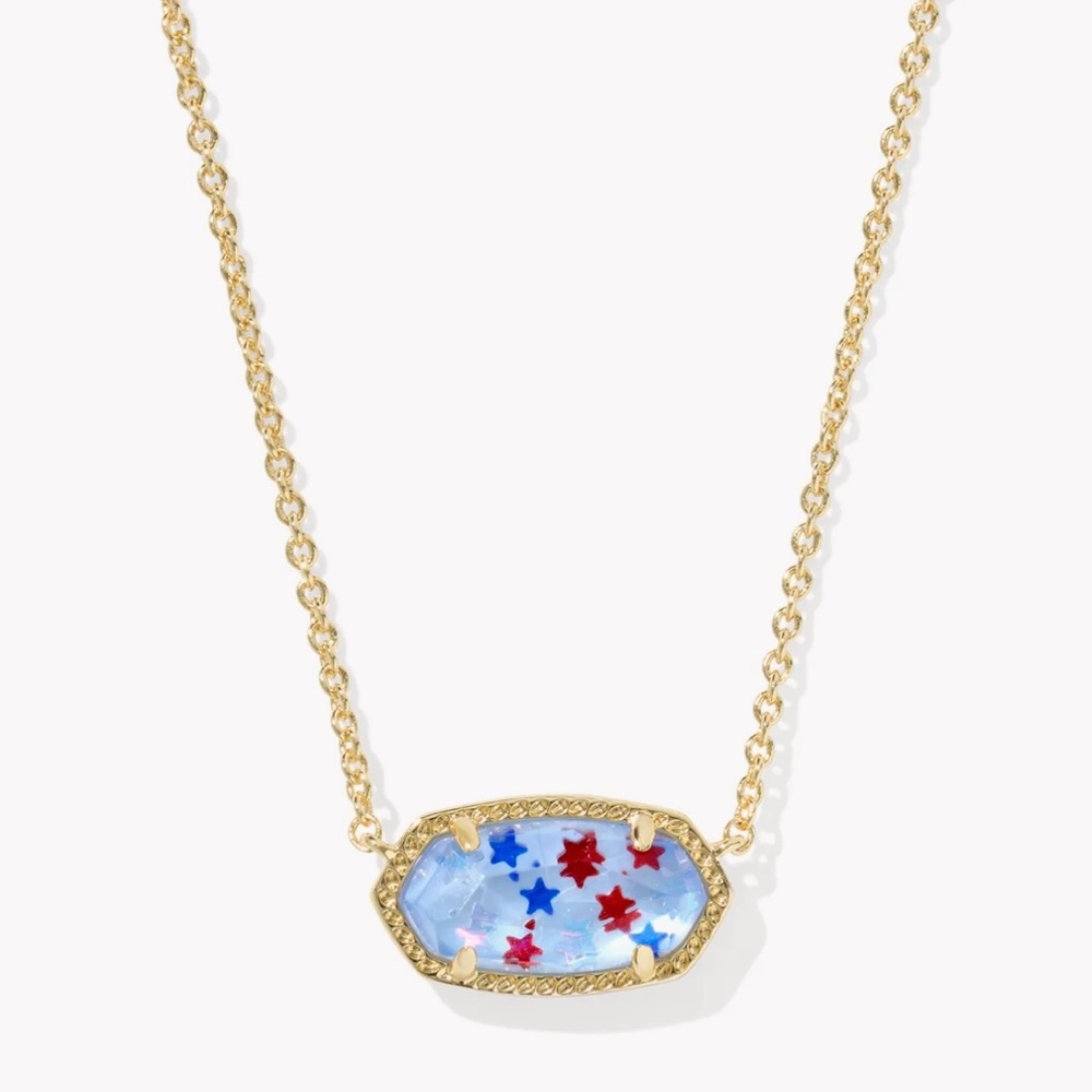NWT Kendra Scott Elisa Necklace - Stars and Stripes